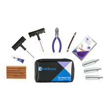 co2 cylinder tool bag sealant and wipes
